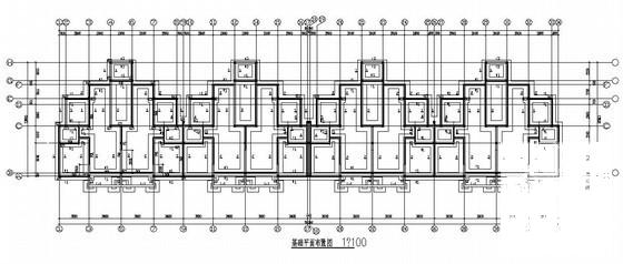 砌体结构住宅楼结构CAD施工图纸（6层条形基础） - 3