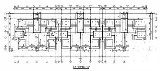 砌体结构住宅楼结构CAD施工图纸（6层条形基础） - 3