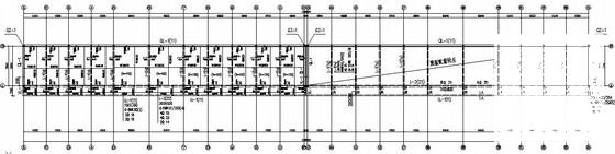 3层砌体结构商铺结构CAD施工图纸(建筑) - 1