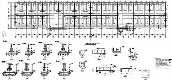 8度抗震2层砌体结构教学楼结构CAD施工图纸 - 1