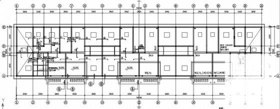 6层砖混结构住宅楼结构CAD施工图纸（条形基础） - 3