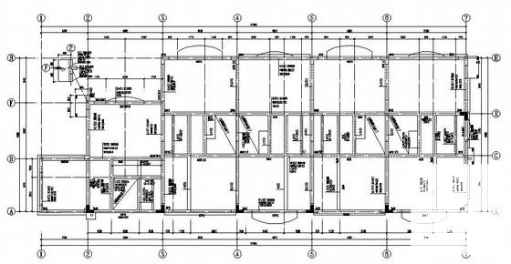 独立基础3层砖混别墅结构CAD施工图纸（平法图纸） - 3