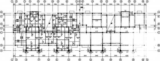6度区6层砌体住宅楼结构CAD施工图纸(坡屋顶) - 2