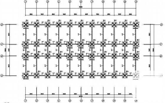 8层框架结构宾馆楼毕业设计方案（建筑结构CAD施工图纸）(钢筋混凝土) - 3