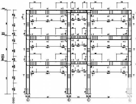8层框架结构宾馆楼毕业设计方案（建筑结构CAD施工图纸）(钢筋混凝土) - 4