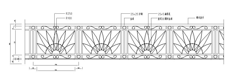 多款栏杆样式设计 (5)