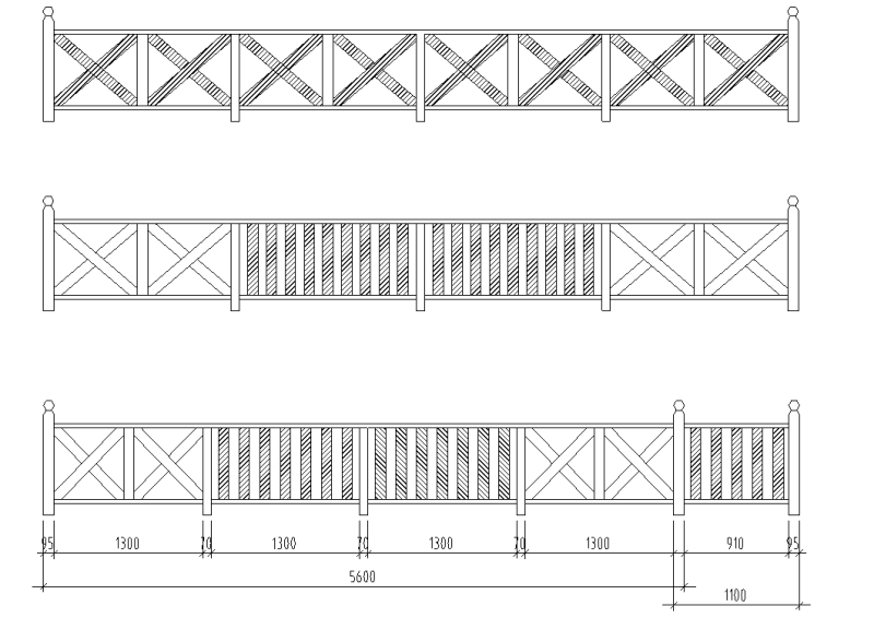 庭院围栏详图设计 (5)