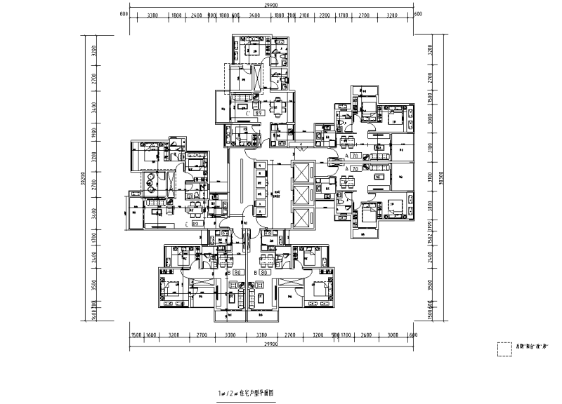 大唐住宅户型图设计 (1)