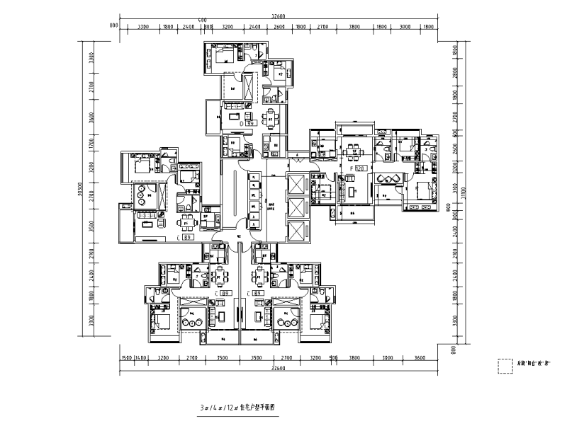 大唐住宅户型图设计 (3)
