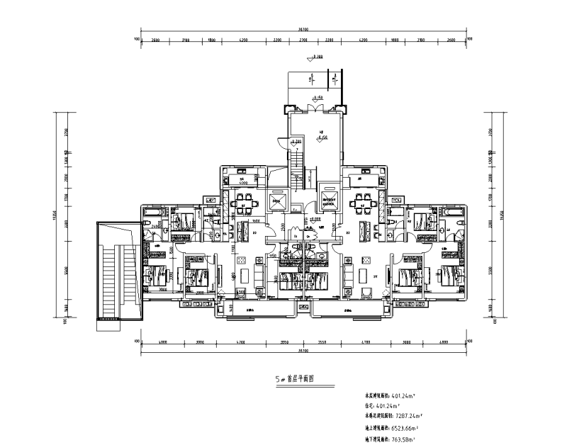 现代风住宅+商业户型图设计 (4)