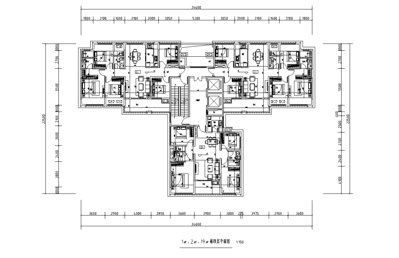 T3-116+116+100住宅户型图设计 (4)