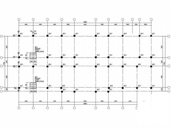 4层框架教学楼结构CAD施工图纸（建筑图纸） - 1