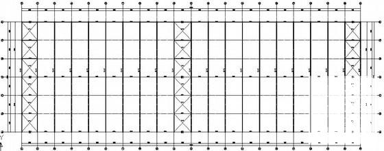 独立基础门式刚架钢结构库房结构CAD施工图纸(平面布置图) - 2