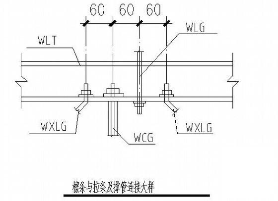 独立基础门式刚架钢结构库房结构CAD施工图纸(平面布置图) - 4