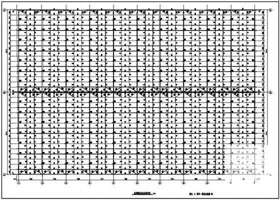 24m跨钢结构厂房结构CAD施工图纸（独立基础）(平面布置图) - 2