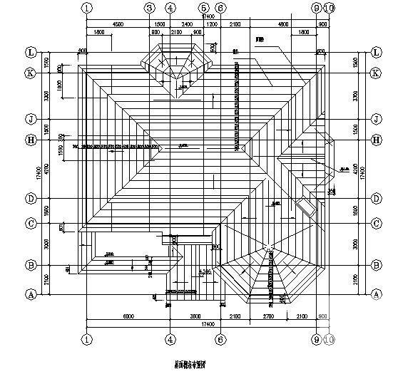 独立基础钢框架别墅结构CAD施工图纸（6度抗震） - 2