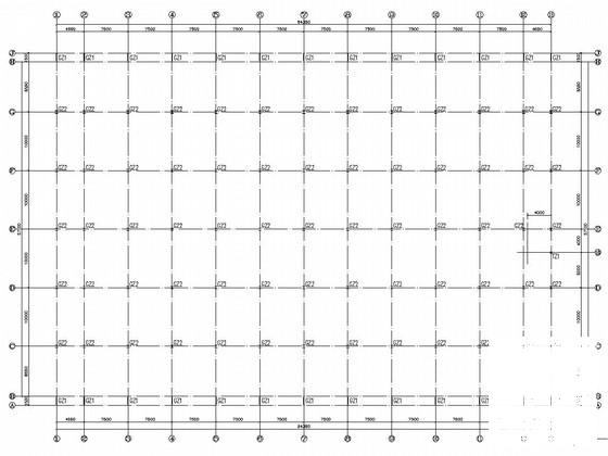 6度抗震3层门式刚架结构厂房结构CAD施工图纸(楼板配筋图) - 3