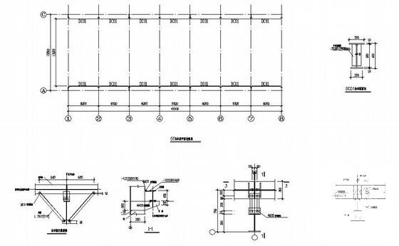 轻钢结构临建厂房结构CAD施工图纸（独立基础） - 4