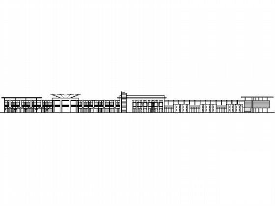 2层步行街建筑图纸（初设图纸、现代风格）(CAD平面图) - 1