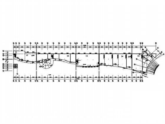 2层步行街建筑图纸（初设图纸、现代风格）(CAD平面图) - 3