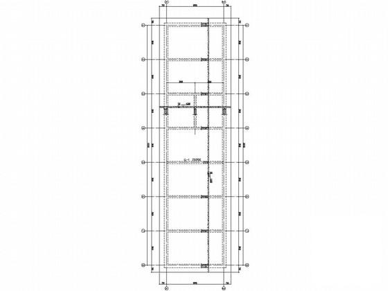 单层砌体结构化疗室结构CAD施工图纸（建施7度抗震）(基础平面图) - 3