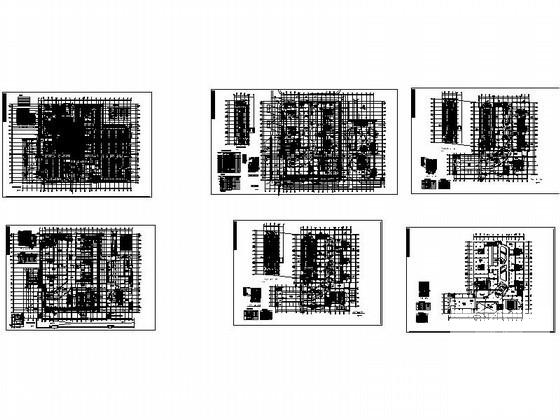 现代风格商业综合体建筑扩初图纸（总）(CAD平面图) - 2