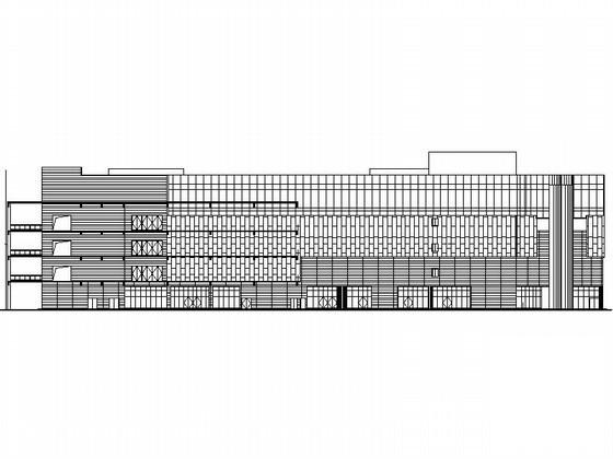 5层商业综合楼建筑施工CAD图纸（3号楼、现代风格）(楼梯大样) - 1