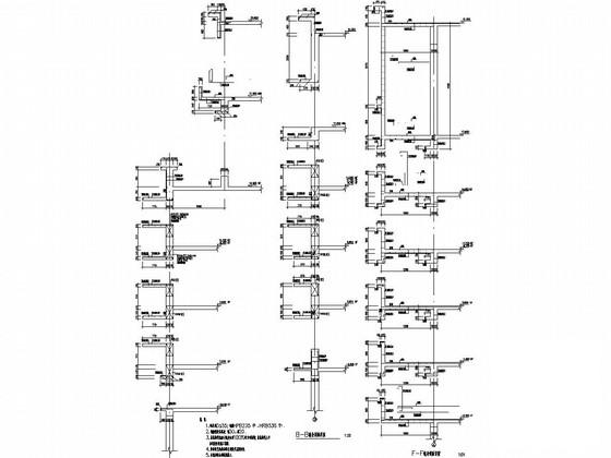 6层砖混结构住宅楼结构CAD施工图纸（带阁楼条形基础） - 4