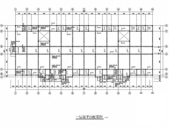 4层砖混结构宿舍楼结构CAD施工图纸（桩基础6度抗震） - 2
