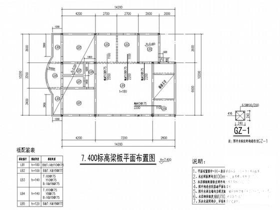 3层砖混结构总裁私人住宅楼结构CAD施工图纸（桩基础） - 2