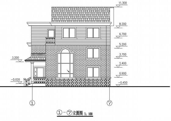 砌体结构农村住宅楼结构CAD施工图纸（3层坡屋顶）(建筑设计说明) - 3