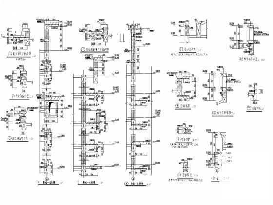 地上6层砌体结构住宅楼结构CAD施工图纸（筏形基础）(平面布置图) - 5