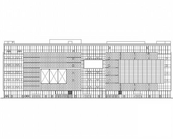 7层购物商场建筑施工CAD图纸 - 1