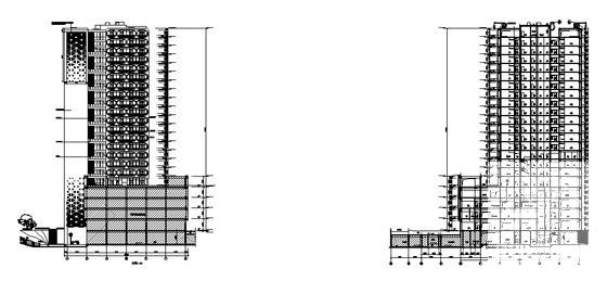 大学医学院附属儿童医院滨江扩建工程-住院楼建筑施工CAD图纸(非机动车停车位) - 4