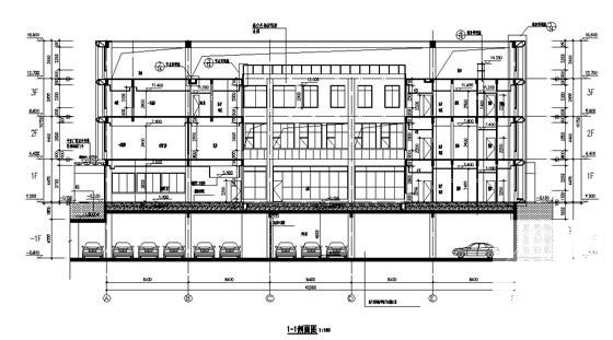 大学医学院附属儿童医院滨江扩建工程-突发事件中心建筑施工CAD图纸(非机动车停车位) - 4