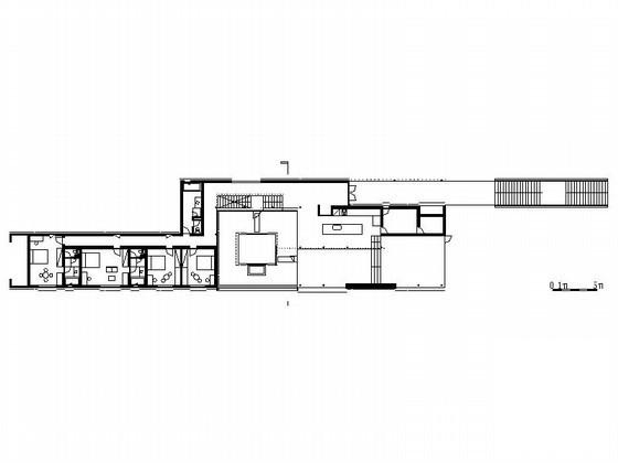 竹屋建筑CAD图纸（2层现代风格） - 3