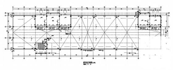 工业开发区研发展示中心配套商业钢筋混凝土结构建筑CAD图纸（1号楼） - 2