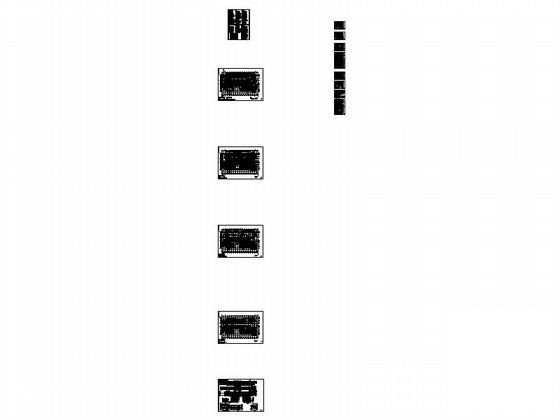 住宅区3层商铺现代风格建筑施工CAD图纸（2号楼） - 4