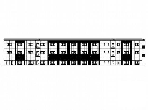 工业开发区研发展示中心配套框架剪力墙商业建筑扩初CAD图纸（8号楼） - 1