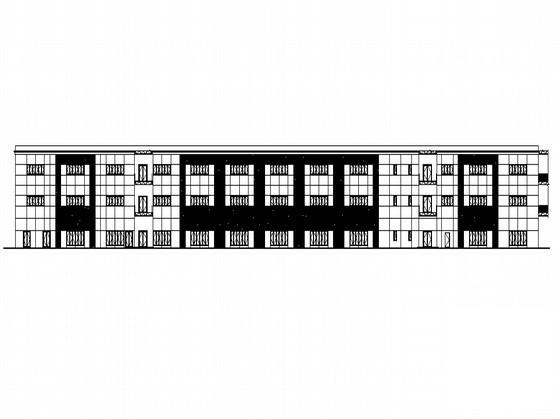 工业开发区研发展示中心配套框架剪力墙商业建筑扩初CAD图纸（8号楼） - 1