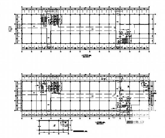 工业开发区研发展示中心配套框架剪力墙商业建筑扩初CAD图纸（8号楼） - 2