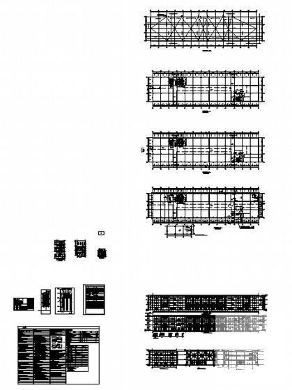 工业开发区研发展示中心配套框架剪力墙商业建筑扩初CAD图纸（8号楼） - 3