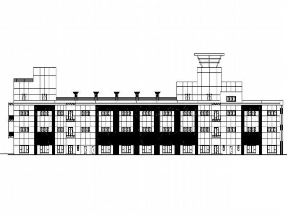 工业开发区研发展示中心配套框架剪力墙商业建筑扩初CAD图纸（2号楼） - 1