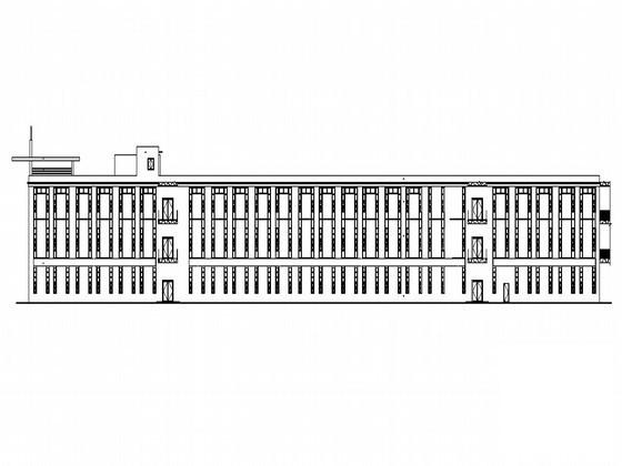 工业开发区研发展示中心配套框架剪力墙商业建筑扩初CAD图纸（13号楼） - 1