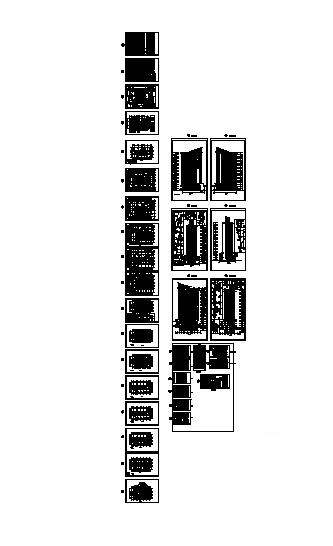 24层综合商务大厦建筑施工CAD图纸（钢筋混凝土结构框架剪力墙） - 5