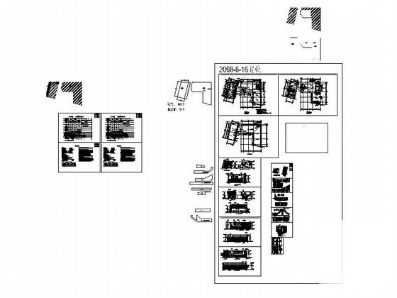 花园住宅楼区2层商业裙房建筑施工CAD图纸（现代风格） - 4