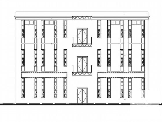 国内工业开发区研发展示中心配套商业建筑扩初CAD图纸（框架剪力墙） - 1