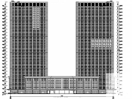 26层财富广场建筑施工CAD图纸（135272.64平方面积） - 4