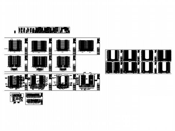 26层财富广场建筑施工CAD图纸（135272.64平方面积） - 5