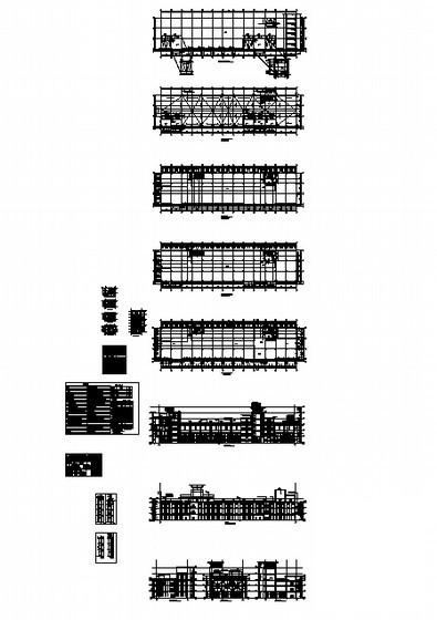 国内工业开发区研发展示中心配套商业建筑CAD图纸（欧陆风格） - 3